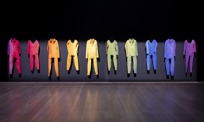 Fünf Freunde. John Cage, Merce Cunningham, Jasper Johns, Robert Rauschenberg, Cy Twombly, Foto: Haydar Koyupinar, Museum Brandhorst